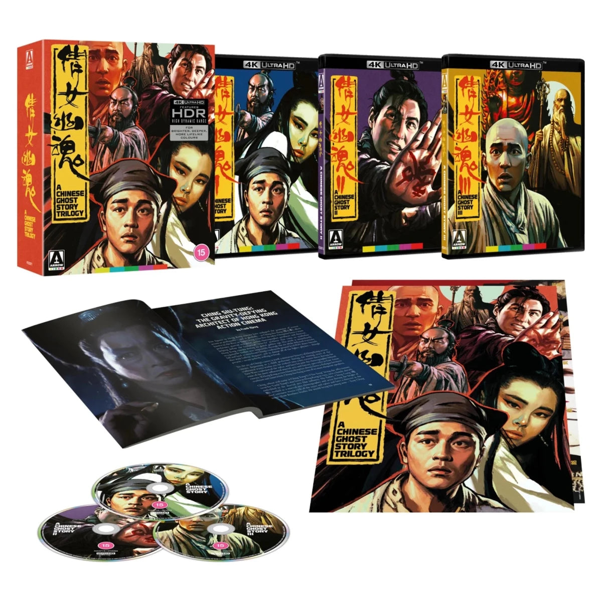 A Chinese Ghost Story Trilogy (4K UHD, Arrow UK Limited Edition, Region Free/B)