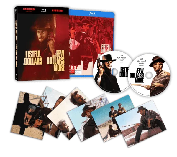 A Fistful Of Dollars & For A Few Dollars More (Limited Edition w/Lenticular Hardcase, Region Free)