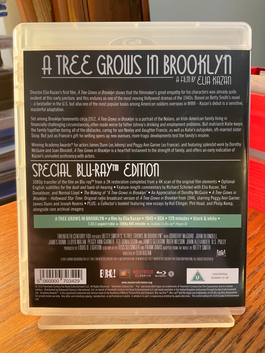 A Tree Grows In Brooklyn (Region B) w/BOOKLET USED