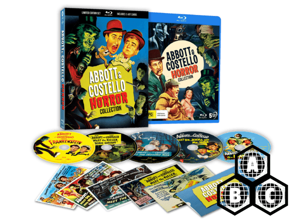 Abbott and Costello Horror Collection (Limited Edition w/Lenticular Hardcase, Region Free) - New Blu - Ray