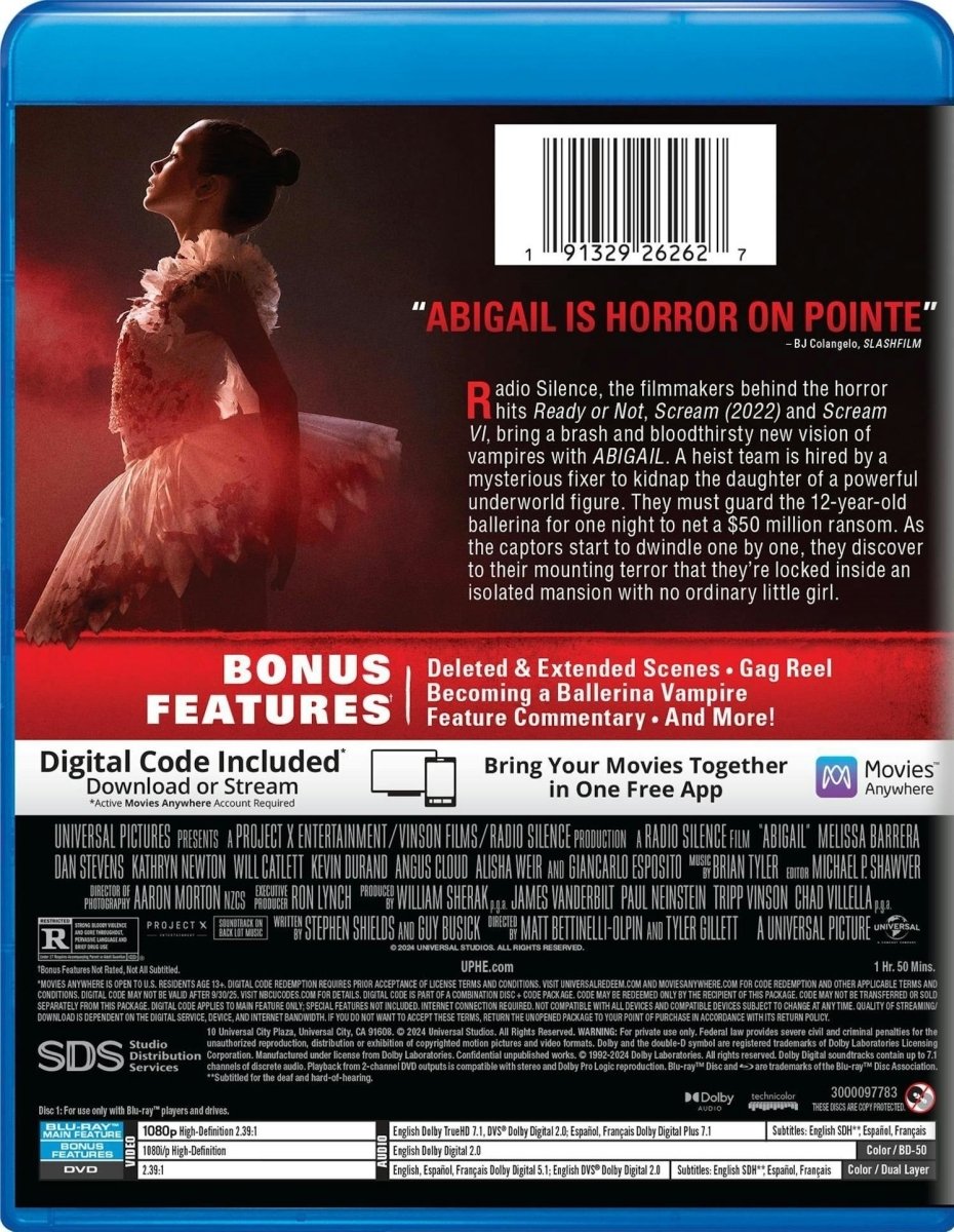 Abigail w/SLIP - New Blu - Ray
