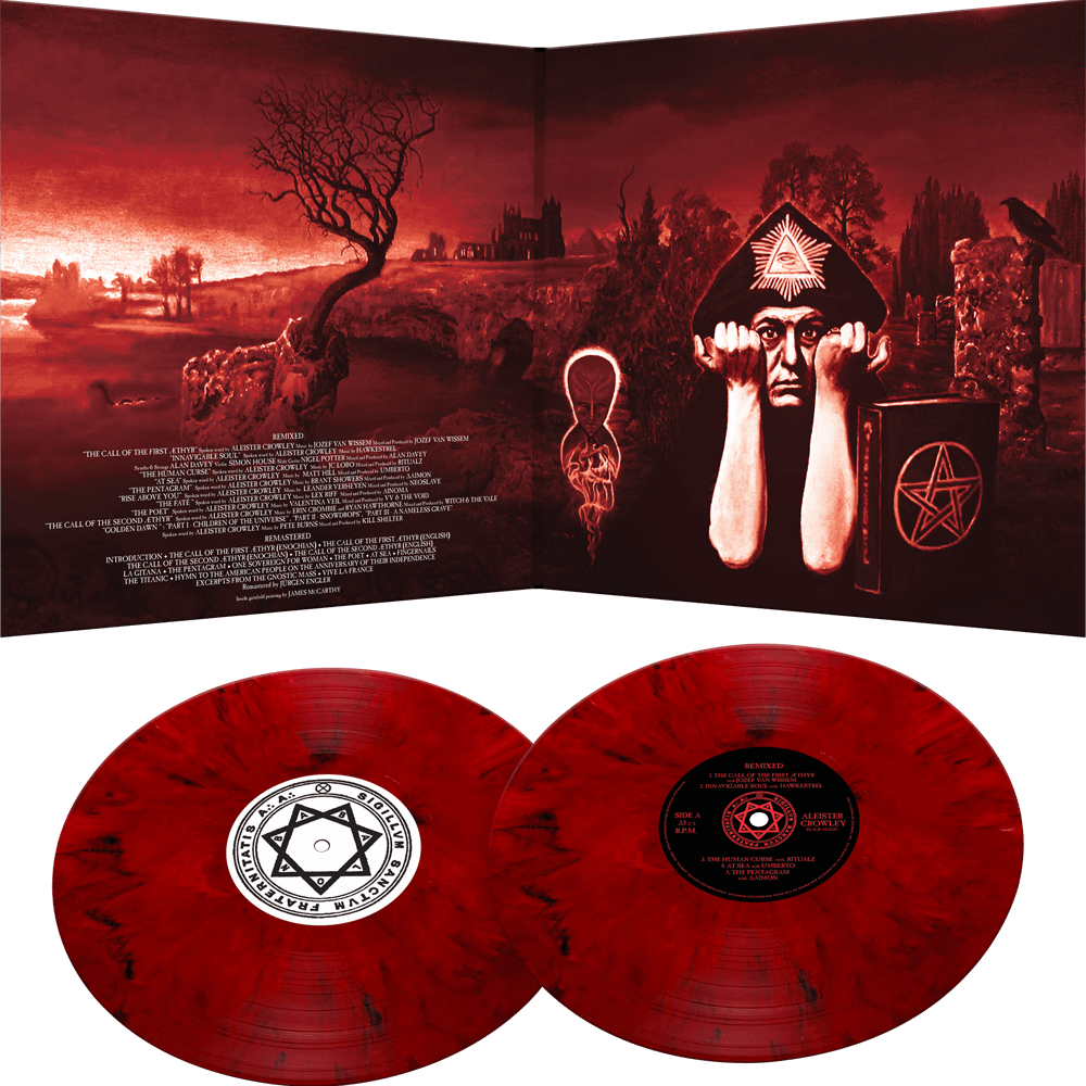 Aleister Crowley – Black Magic (Limited Edition Red Marble Double Vinyl) - Music