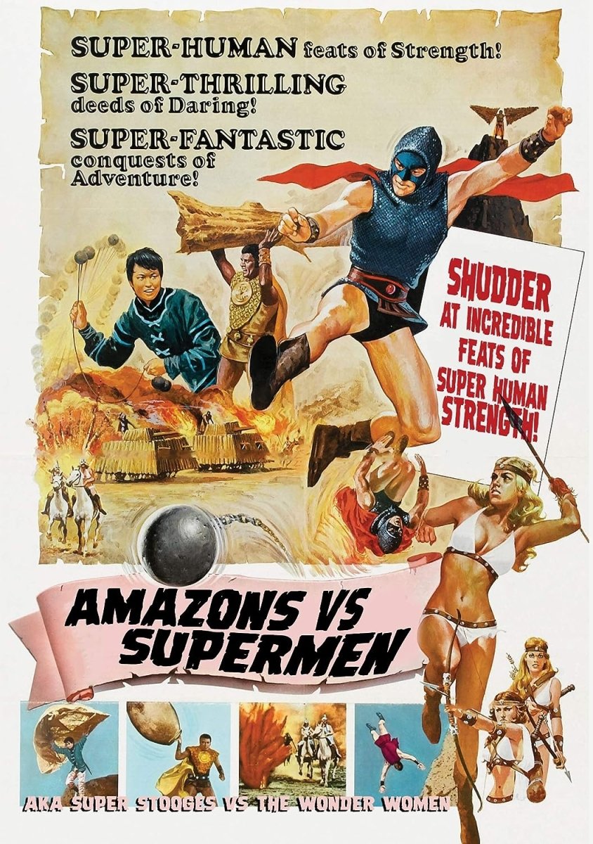 Amazons Vs Supermen (aka Super Stooges vs. the Wonder Women) (DVD) - New DVD