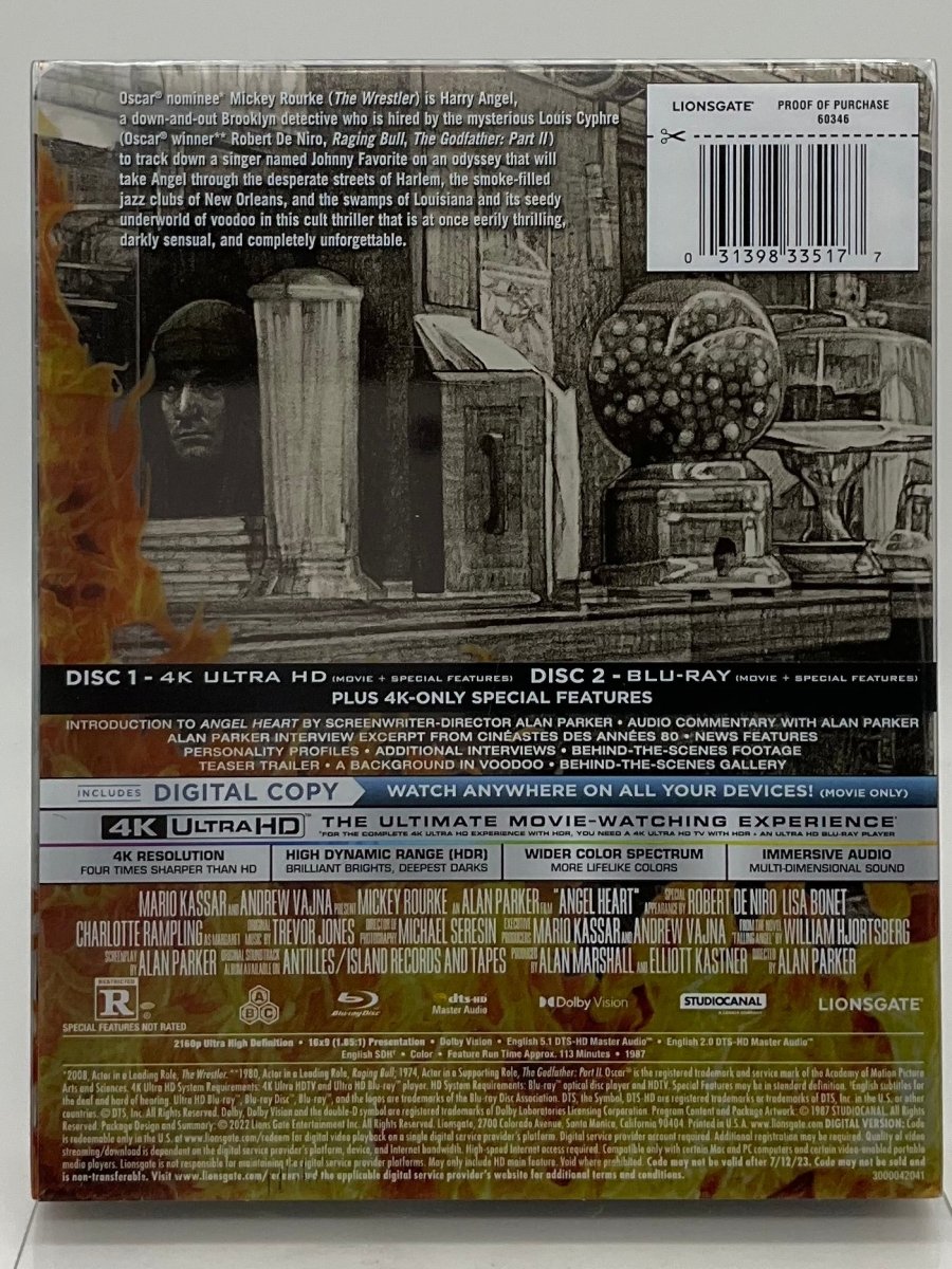 Angel Heart (4K UHD, Steelbook, Best Buy Exclusive) w/SLIP