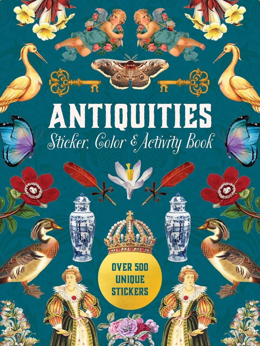 Antiquities Sticker, Color & Activity Book: Over 500 Unique Stickers - Books