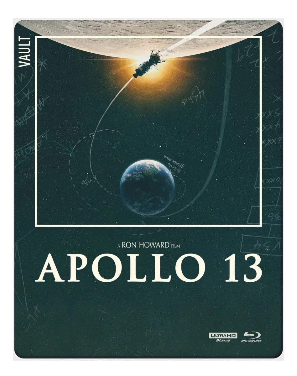 Apollo 13 (UK 4K UHD, Film Vault Limited Edition Steelbook, Region Free)