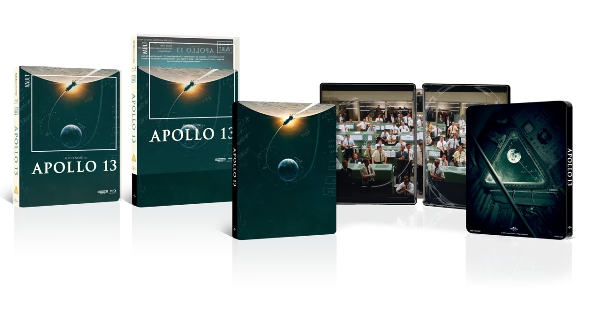 Apollo 13 (UK 4K UHD, Film Vault Limited Edition Steelbook, Region Free)