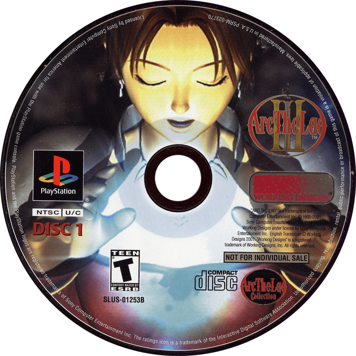 Arc The Lad Collection Playstation 1 LOOSE - Video Games - Playstation 1