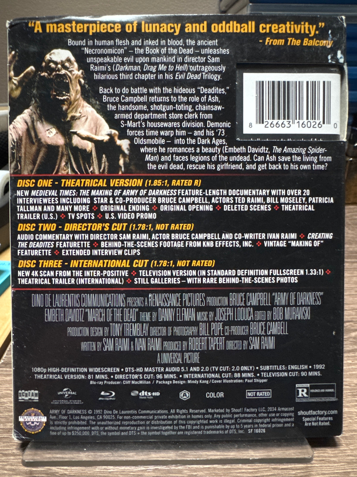Army Of Darkness (Collector's Edition) w/SLIP USED