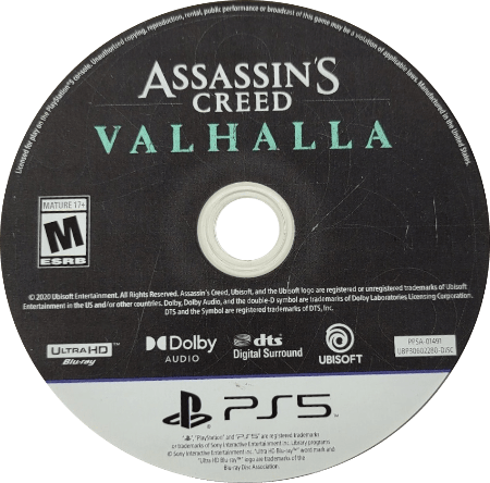 Assassin's Creed Valhalla Playstation 5 LOOSE - Video Games - Playstation 5