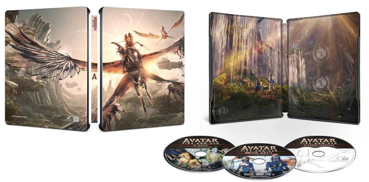 Avatar: Fire and Ash (4K UHD, Limited Edition Steelbook)