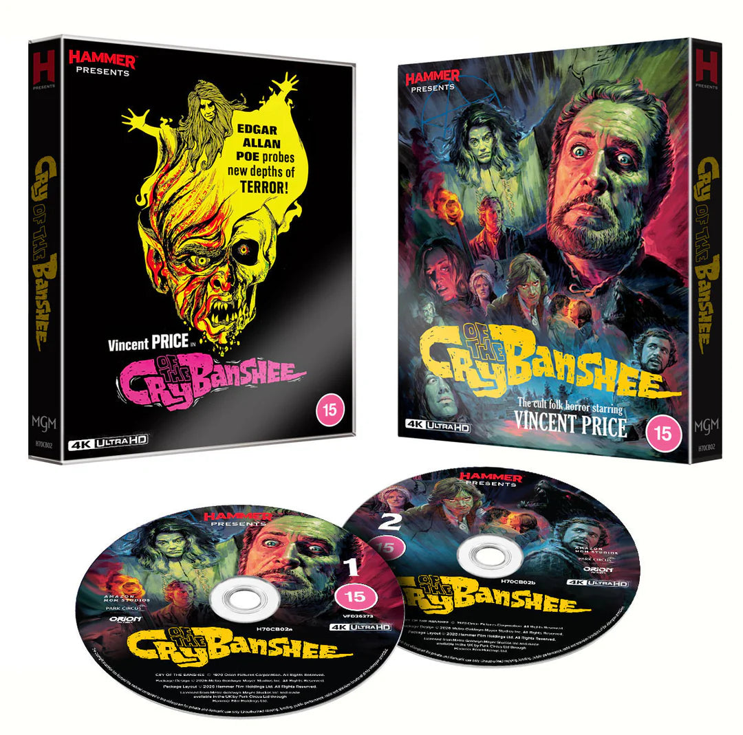 Cry of the Banshee (4K UHD, Limited Edition, Region Free) w/SLIP
