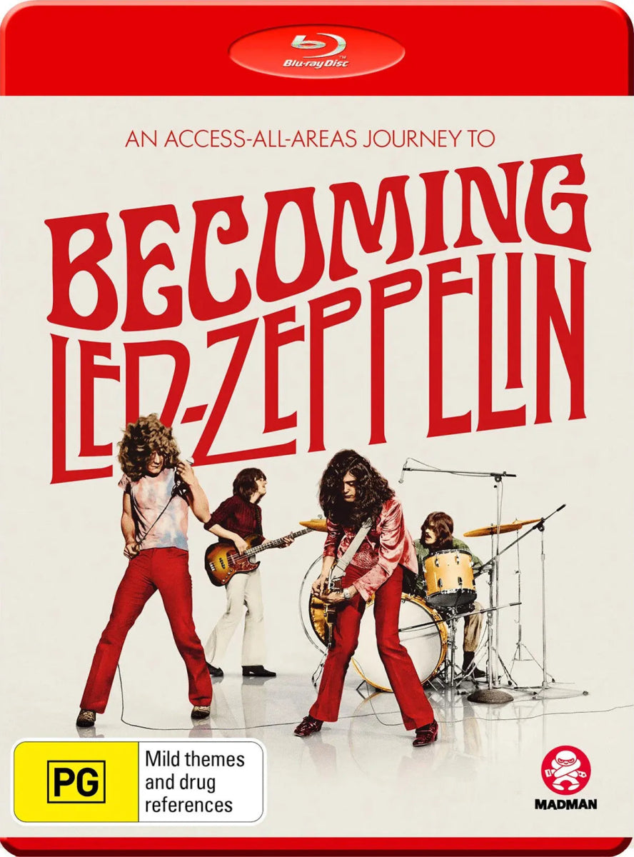Becoming Led Zeppelin (Limited Edition, Region Free) w/SLIP - New Blu - Ray
