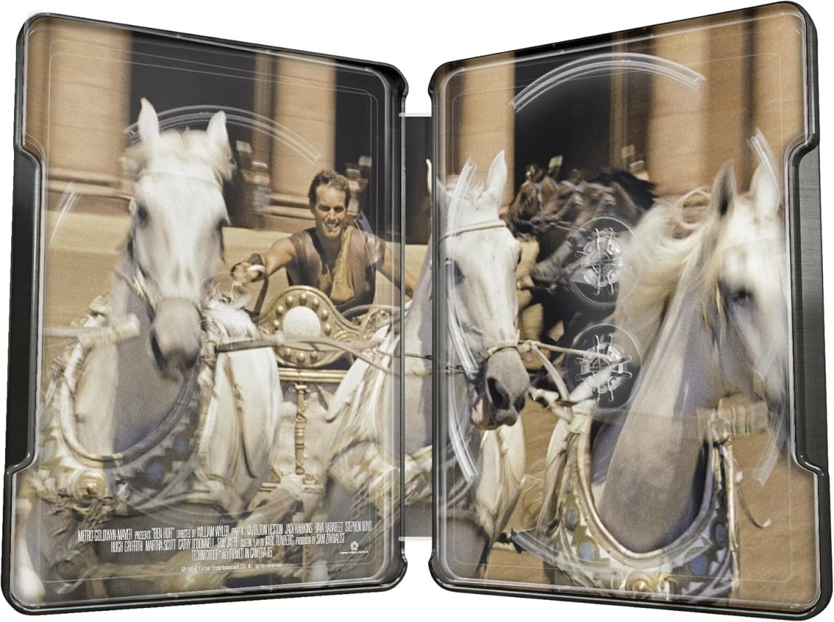Ben - Hur (4K UHD, UK Limited Edition Steelbook, Region Free) - New 4K UHD