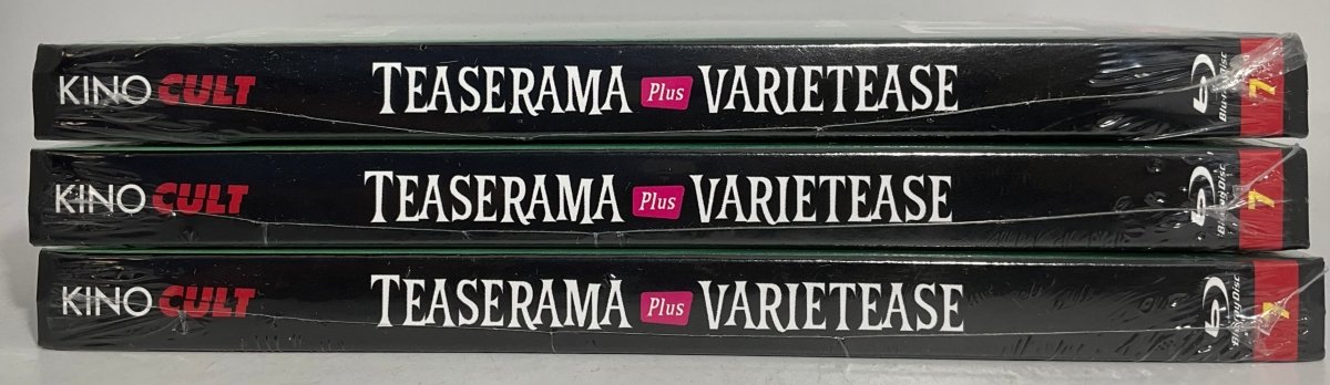 Bettie Page Double Feature - Varietease / Teaserama (Kino Cult) w/SLIP - New Blu - Ray