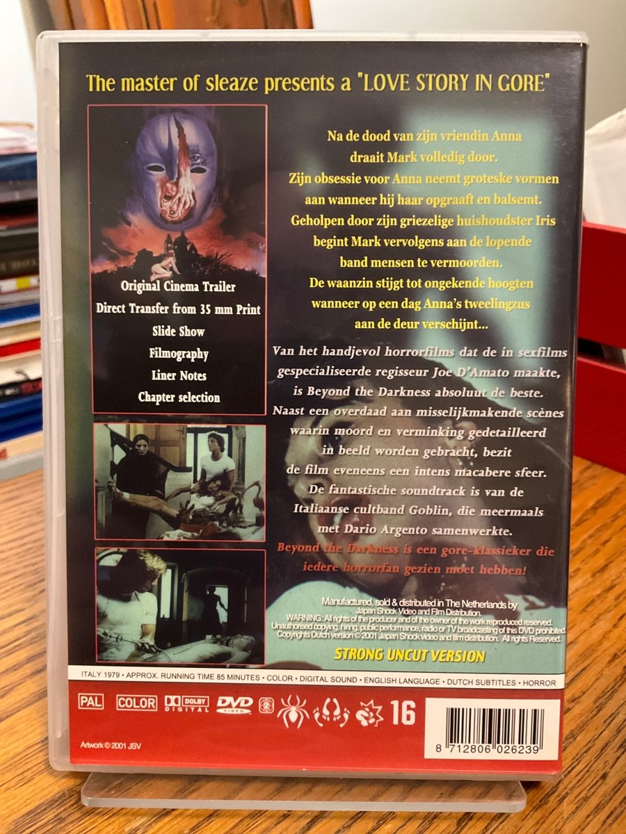 Beyond The Darkness (REGION B DVD, NETHERLANDS IMPORT) USED -