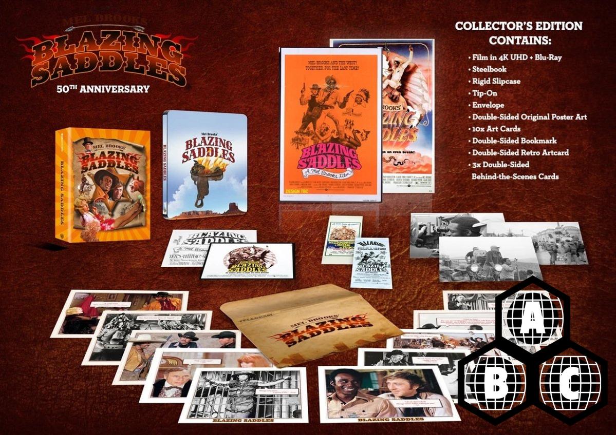 Blazing Saddles (UK 4K UHD, Ultimate Collector's Edition Steelbook, Region Free)