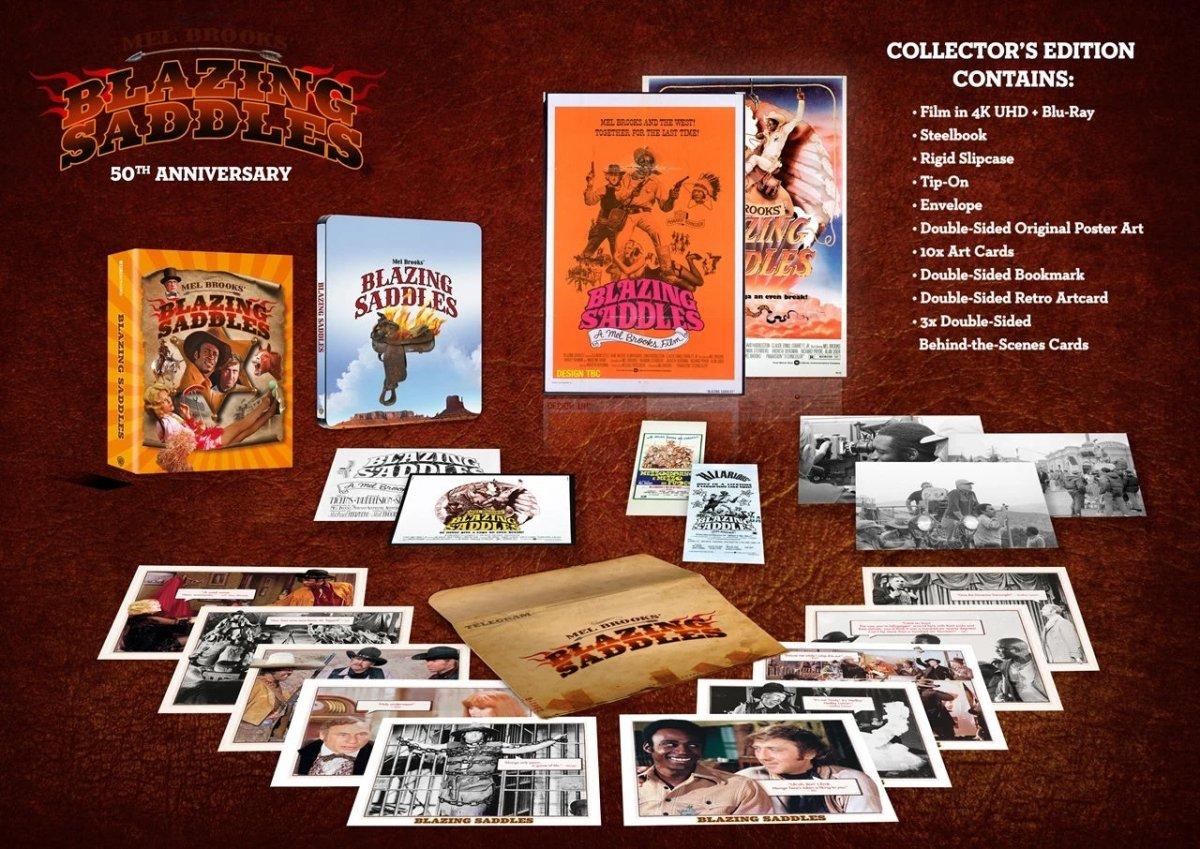Blazing Saddles (UK 4K UHD, Ultimate Collector's Edition Steelbook, Region Free)