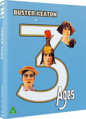 Buster Keaton: Three Ages (Limited Edition, Region B) w/SLIP - New Blu - Ray