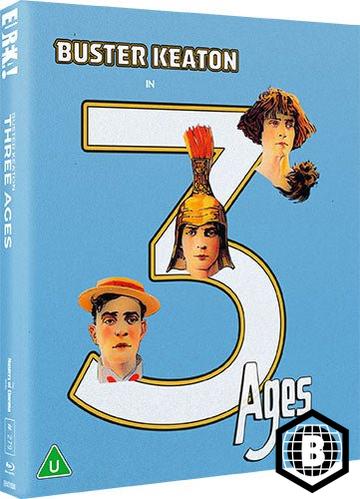 Buster Keaton: Three Ages (Limited Edition, Region B) w/SLIP - New Blu - Ray