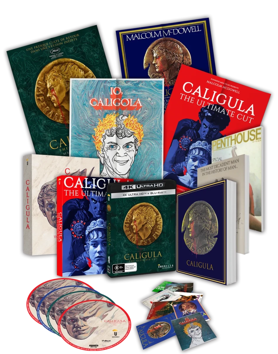 Caligula: The Ultimate Cut (4K UHD, Umbrella, Collector's Edition, Region Free) USED