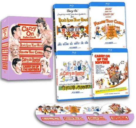 Carry On... Film Collection 4 (Region Free)