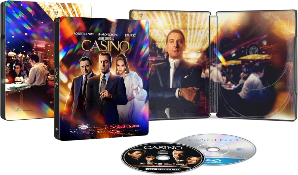 Casino (4K UHD, Ultimate Collector’s Edition Steelbook, Region Free/B) - New 4K UHD
