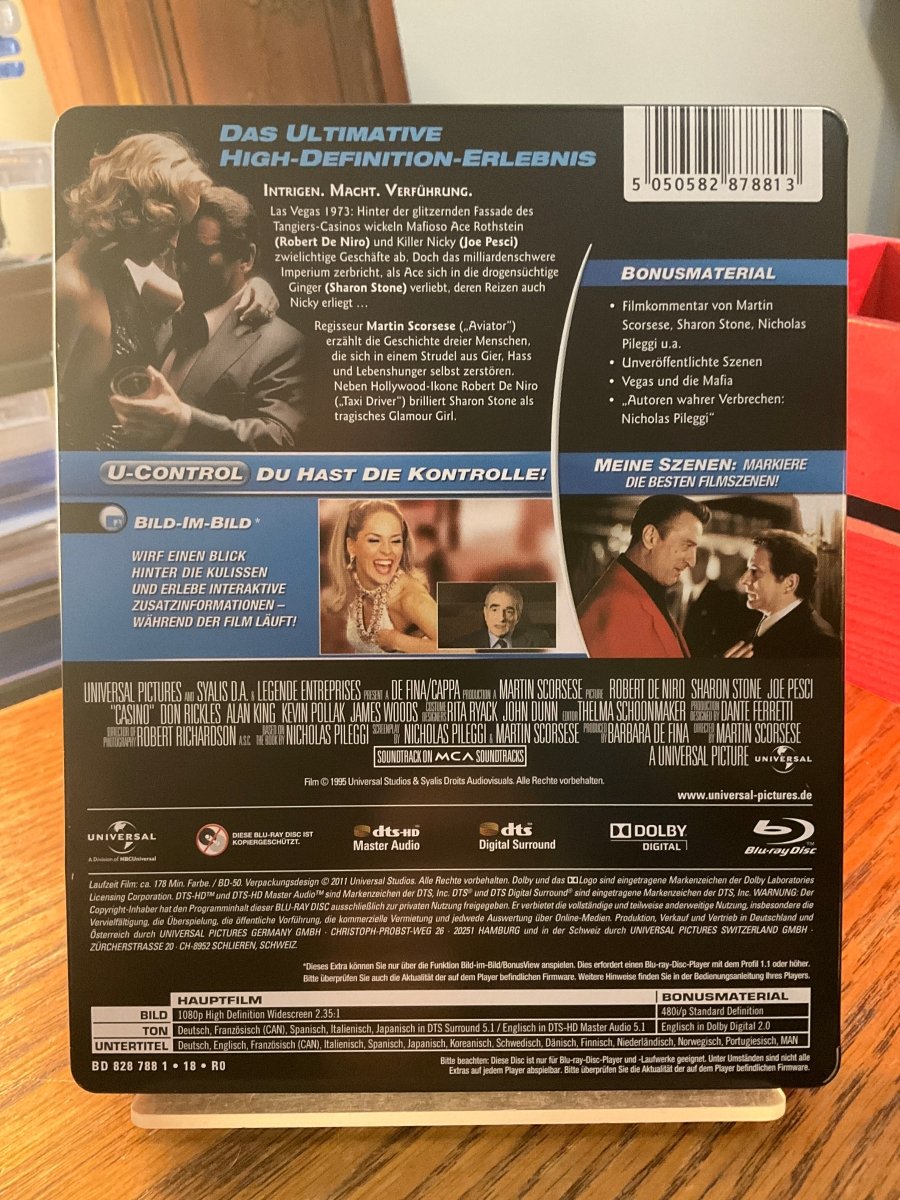 Casino Steelbook (REGION B) USED