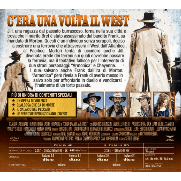 C'Era Una Volta Il West aka Once Upon a Time in the West (4K UHD, Eagle Pictures Italy, Region Free/B)