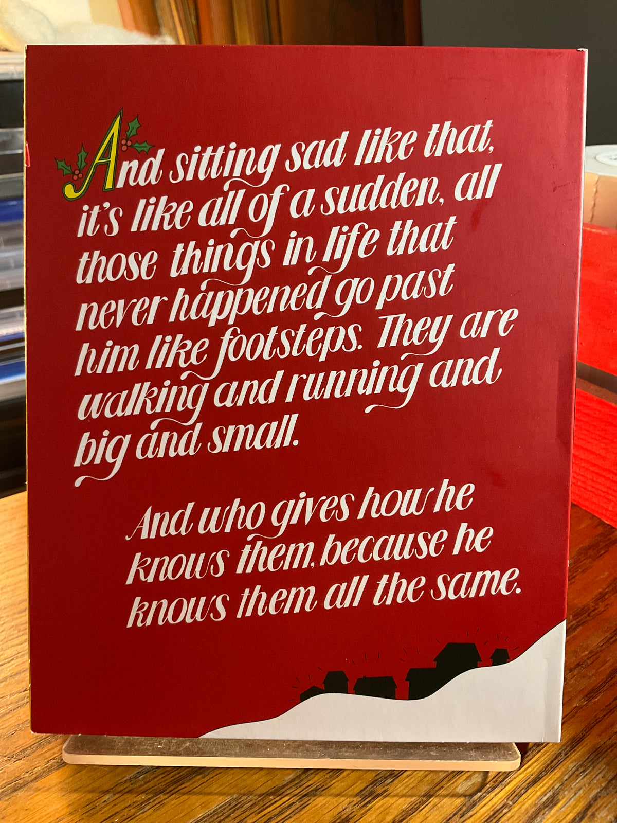 Christmas Eve In Miller's Point w/SLIP, BOOKLET USED
