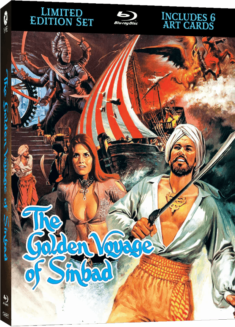 CLOSED PRE - ORDER - The Golden Voyage of Sinbad (Limited Edition w/Lenticular Hardcase, Region Free) - New Blu - Ray