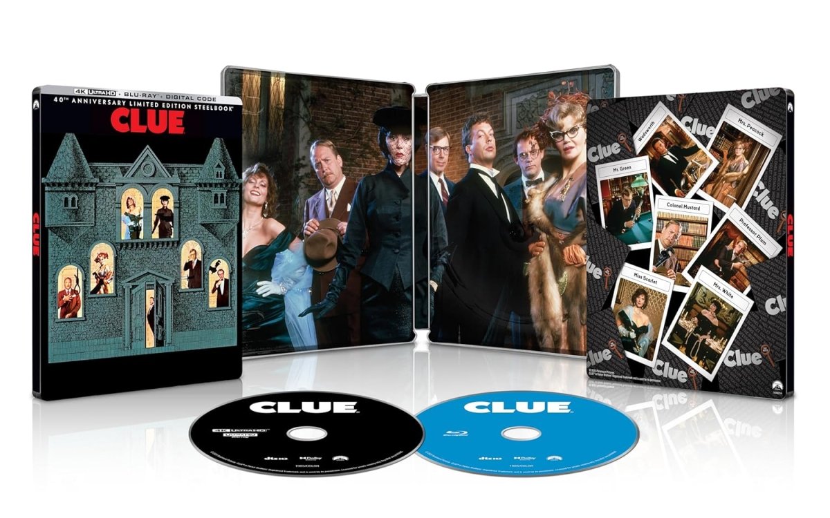 Clue (4K UHD, 40th Anniversary Limited Edition Steelbook) - New 4K UHD
