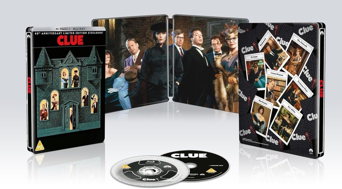 Clue (4K UHD, UK LE Steelbook, Region Free/B)
