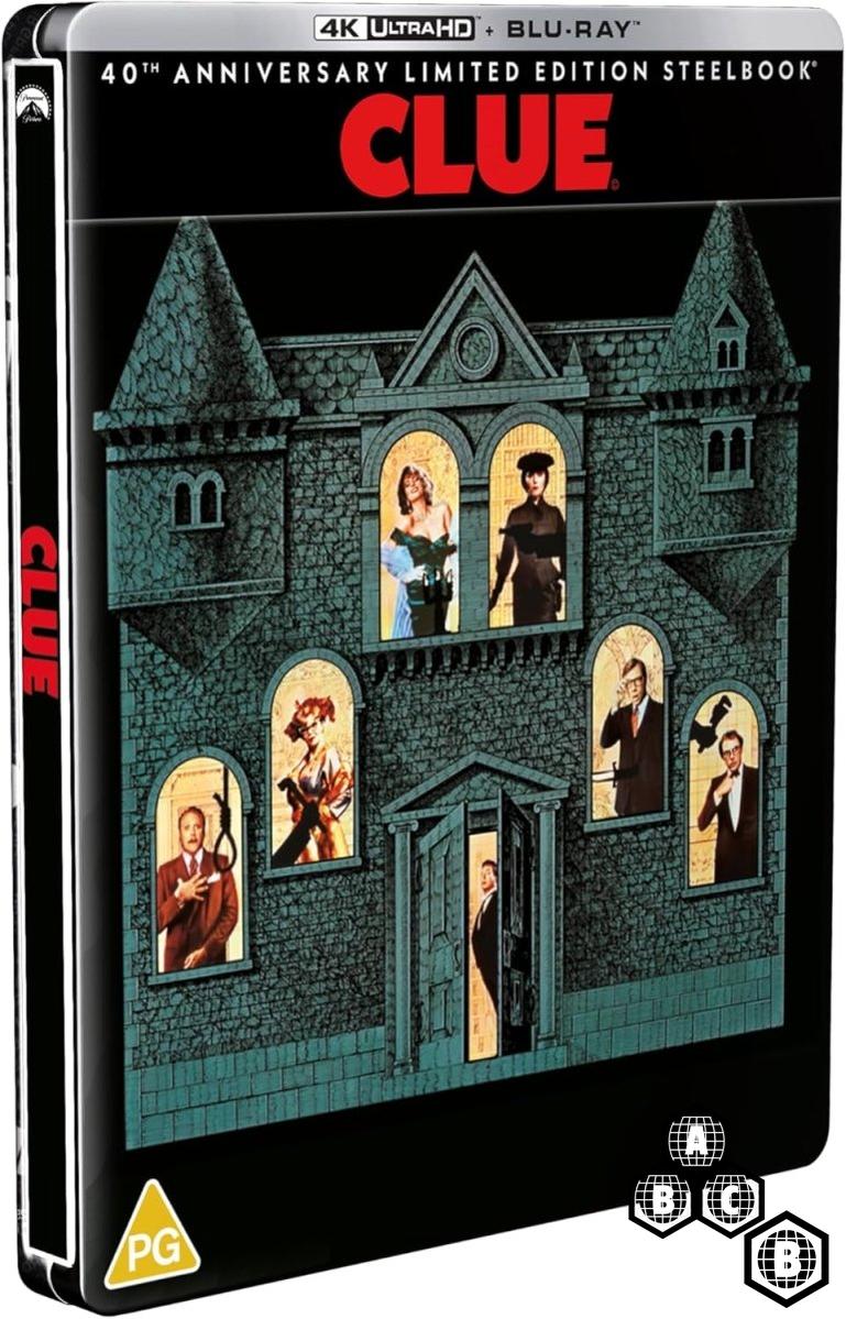 Clue (4K UHD, UK LE Steelbook, Region Free/B) - New 4K UHD