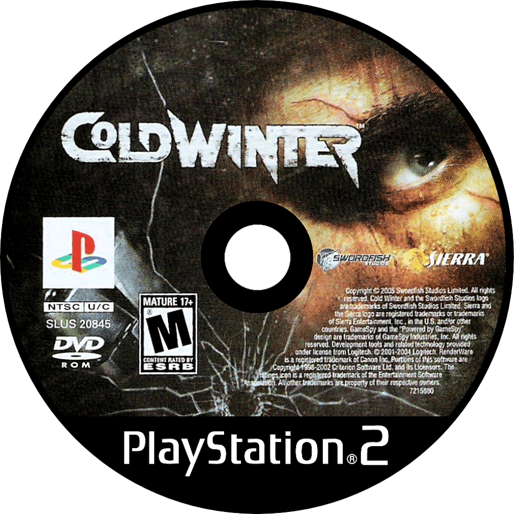 Cold Winter Playstation 2 LOOSE - Video Games - Playstation 2