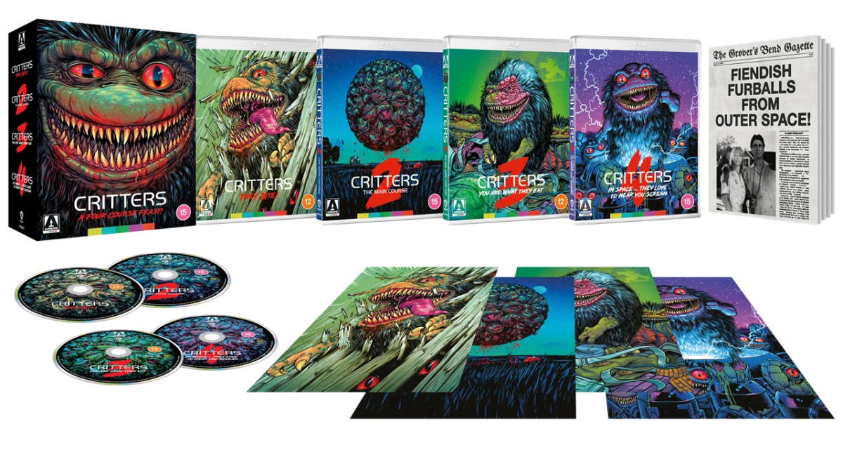Critters: A Four Course Feast (Limited Edition, Region B) - New Blu - Ray