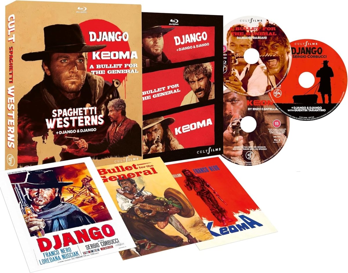 Cult Spaghetti Westerns (Region B) - New Blu - Ray