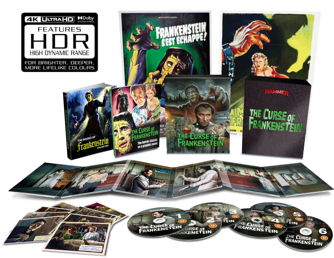 The Curse of Frankenstein (4K UHD, UK Limited Collector's Edition, Region Free/B)
