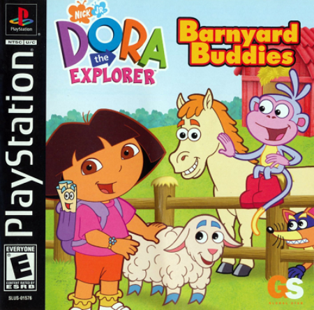 Dora the Explorer Barnyard Buddies Playstation 1 USED