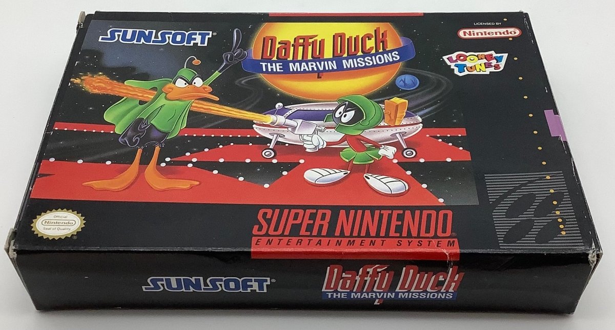 Daffy Duck Marvin Missions Super Nintendo USED - Video Games - Nintendo SNES