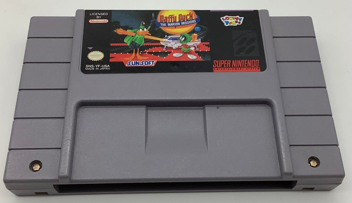Daffy Duck Marvin Missions Super Nintendo USED - Video Games - Nintendo SNES