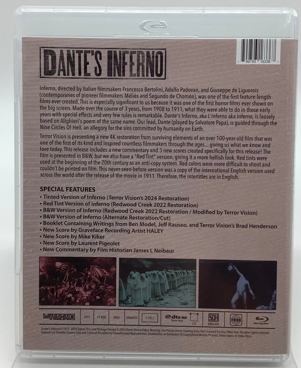 Dante's Inferno (1911) w/SLIP USED