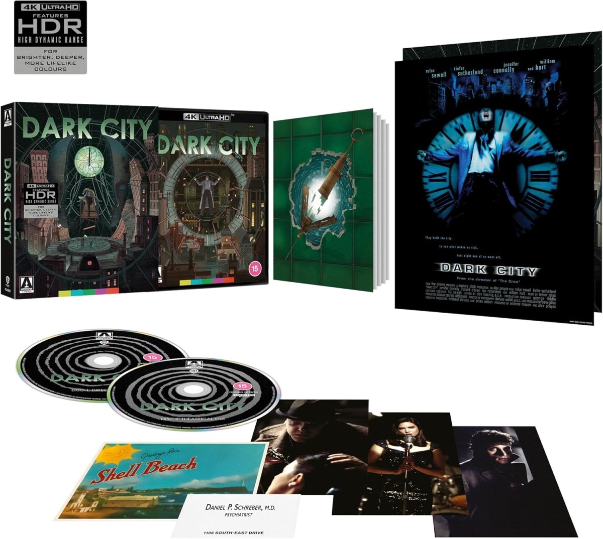 Dark City (4K UHD, Arrow UK Limited Edition, Region Free/B) - New 4K UHD