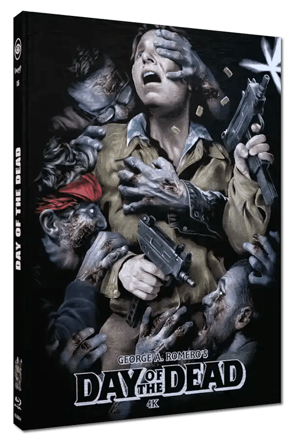 Day of the Dead (4K UHD, Cinestrange Limited Edition Padded Mediabook, Region Free/B) Cover A - New 4K UHD
