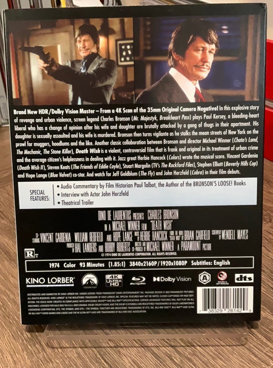 Death Wish (4K UHD) w/SLIP USED