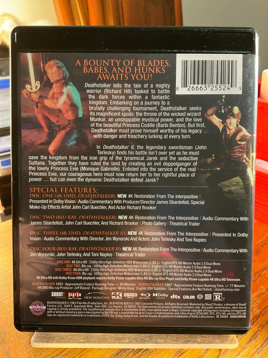 Deathstalker / Deathstalker II (4K UHD) USED