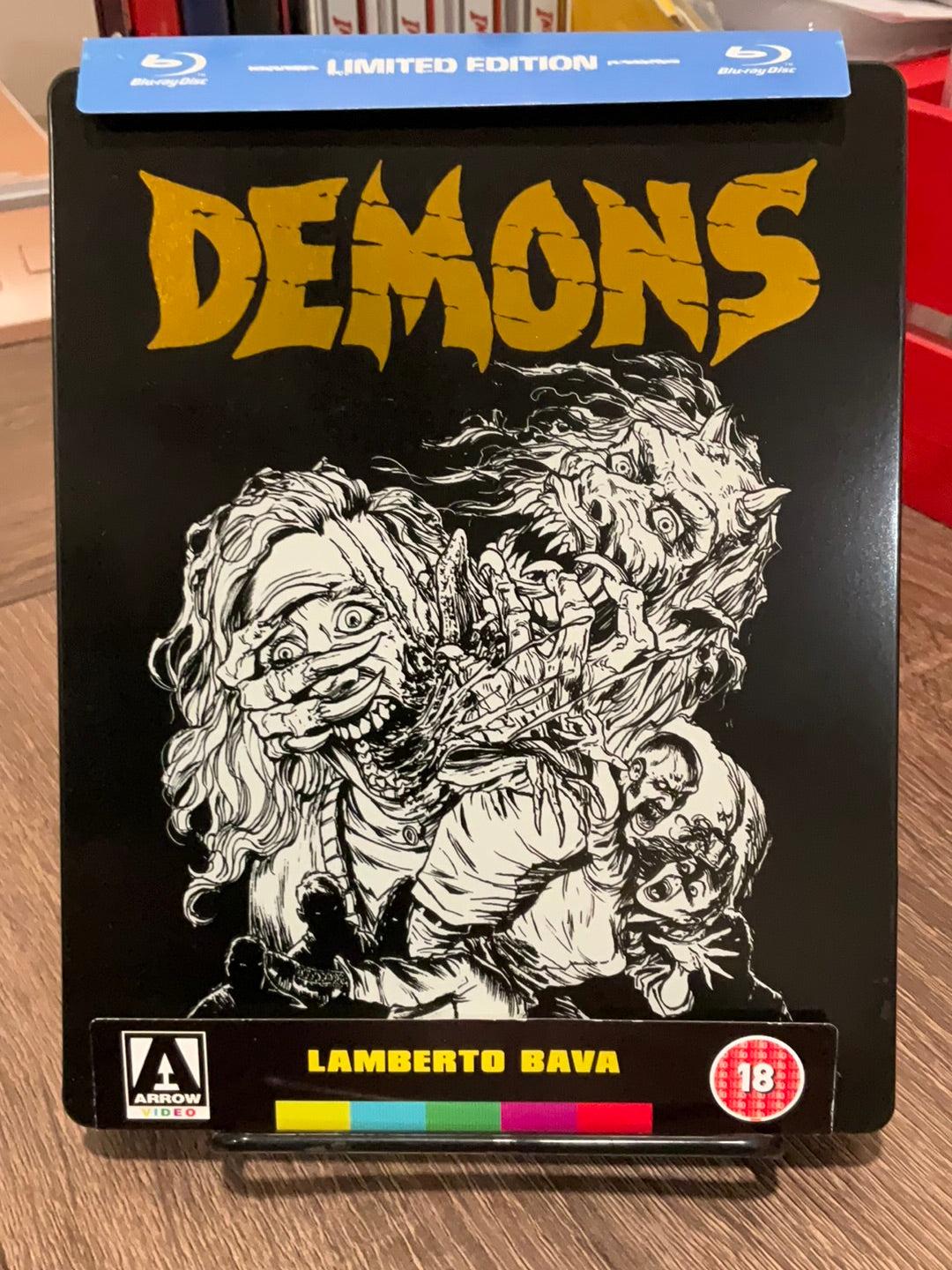 Demons 1 & 2 (Limited Edition) REGION B STEELBOOK W/J-CARD & BOOKLET USED