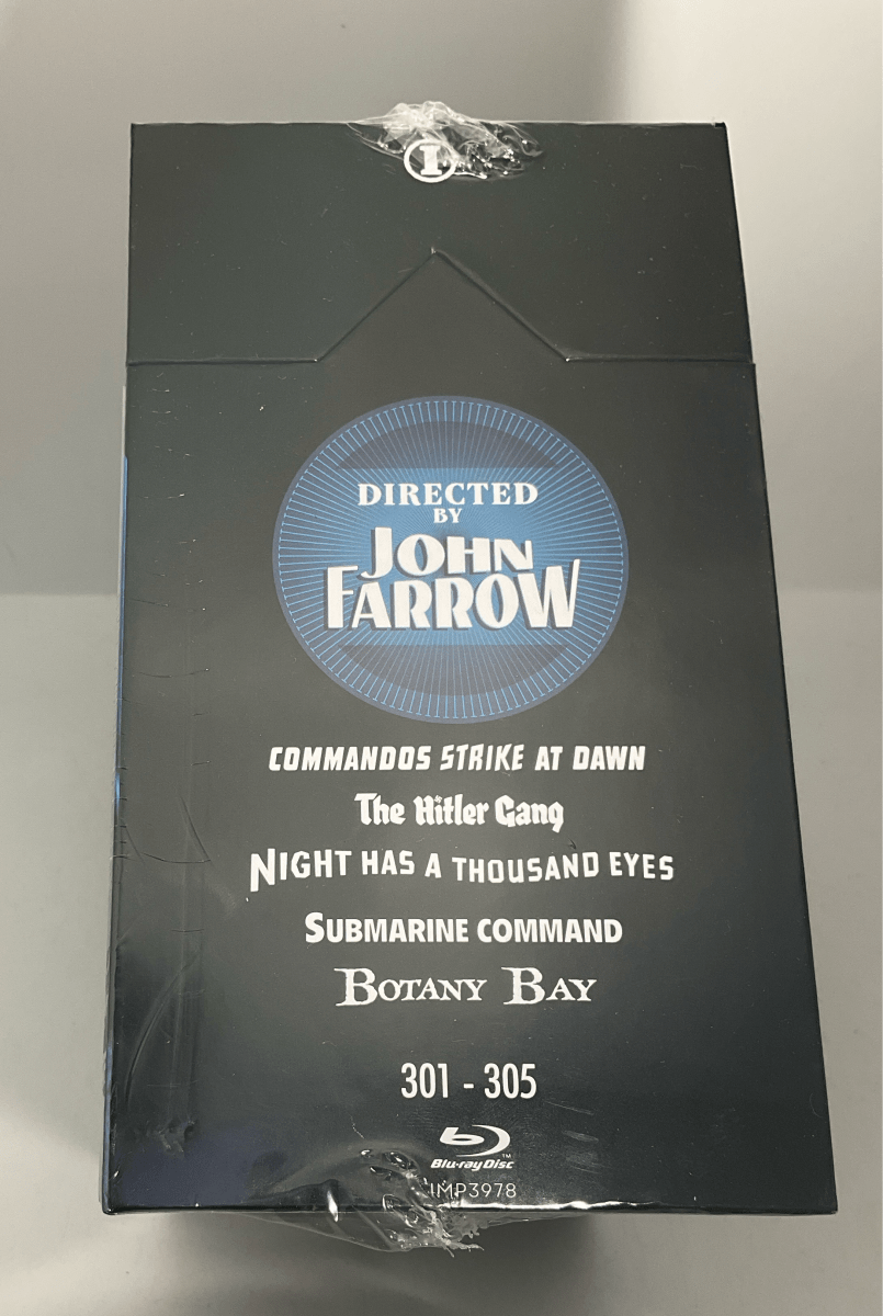 Directed By… John Farrow (1942 – 1953) (Limited Edition, Region Free) DAMAGED - New Blu - Ray