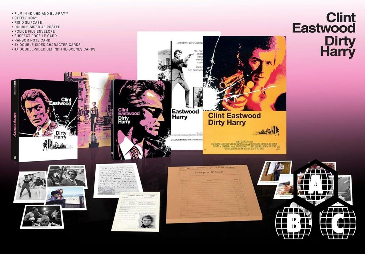 Dirty Harry (UK 4K UHD, Ultimate Collector's Edition Steelbook, Region Free)