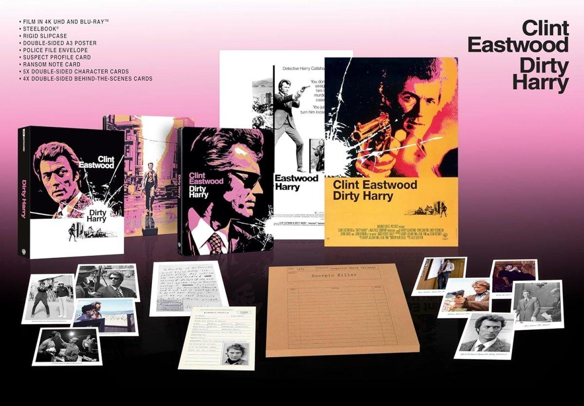 Dirty Harry (UK 4K UHD, Ultimate Collector's Edition Steelbook, Region Free)
